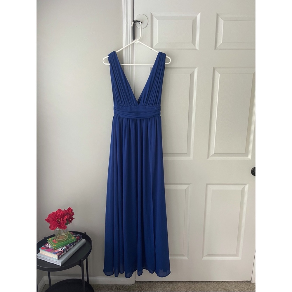Lulu’s Heavenly Hues Royal Blue Maxi Dress - Picture 2 of 7